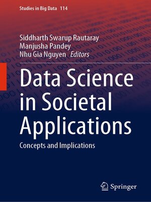 cover image of Data Science in Societal Applications